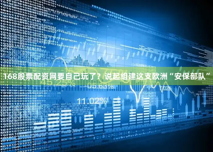 168股票配资网要自己玩了？说起组建这支欧洲“安保部队”
